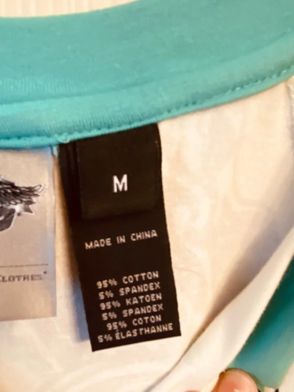 Harley-Davidson Teal and White Raglan Graphic Tee - Picture 3 of 3